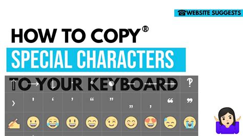 copy special letters.